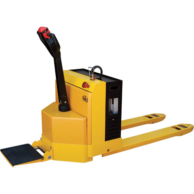 38492 Electric Pallet Truck With Scale & Stand-on Platform - 4500 Lbs Capacity - Model No. Ept-2748-45-scl-rp