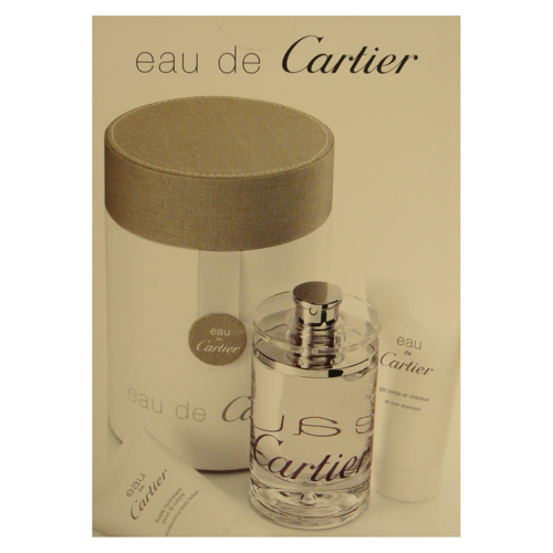 EAN 3432240025296 product image for Eau De Cartier GSWEAUDECARTIER3PC3. 3 Piece Gift Set - 3.3 oz Eau De Toilette Sp | upcitemdb.com