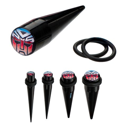 Tfmatau2-716pr Autobot Logo Fronts Acrylic Tapers, 0.43 In.