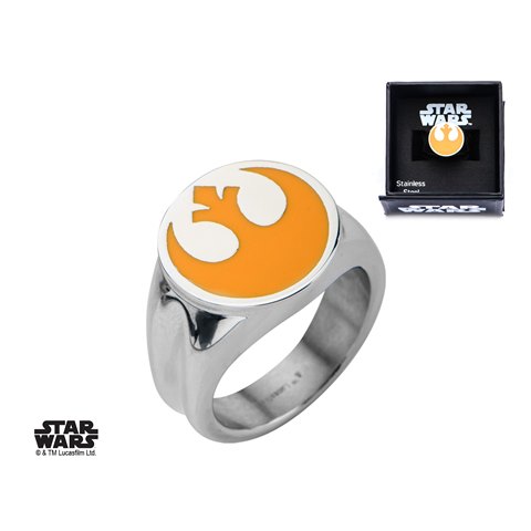 Rebel Alliance Symbol Stainless Steel Ring - 11 In.