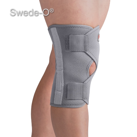 73403 Open Knee Wrap Stabilizer, Gray - Medium