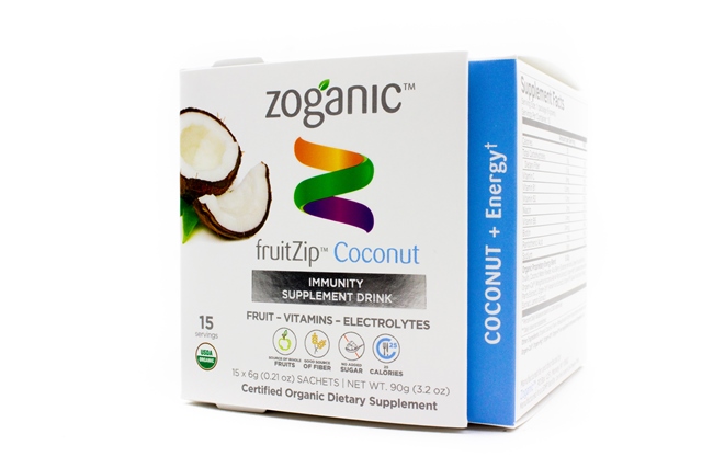 Fruitzip Energizing Supplement Drink - Coconut, 15 Sachets