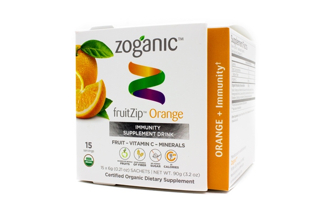 Fruitzip Immunity Supplement Drink -orange, 15 Sachets