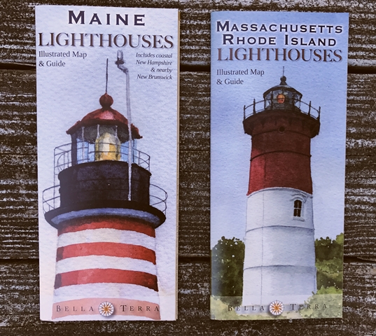 L10090f New England Lighthouses Map Pack