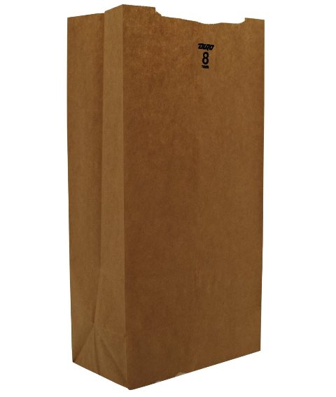 10rock1 10 Lbs Duro Brown Paper Lunch Bag, Case Of 500