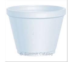 12sj20 12 Oz Squat White Round Foam Container, Case Of 500