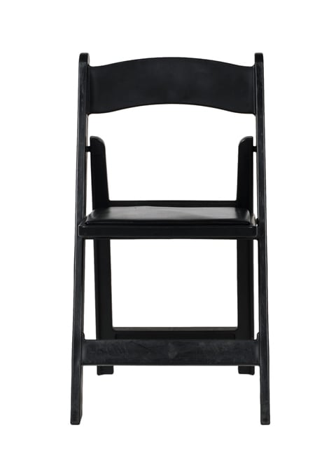 R101-resin-black Resin Folding Chair Black - 1000 Lbs