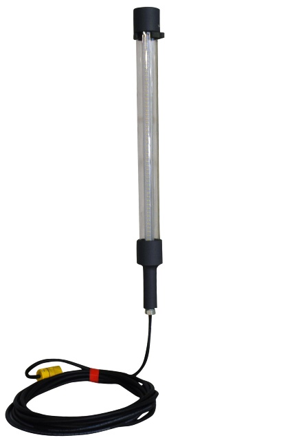 Ftl-3-led-100-1227-515 120 - 277v Ac 14 Watt Led Drop Light & Task Light With Hanging Hooks, 100 Ft. Cord & 3 Ft. Tube, Led Shelter Light