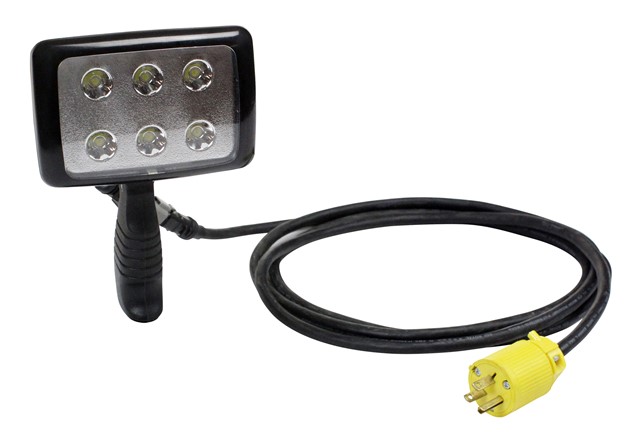 Hul-led-wp50-3c-515 6 Watt Led Handheld Light With Pistol Grip Handle, 3 Ft. Cable With Plug, 120 - 277v Or 12 - 24v