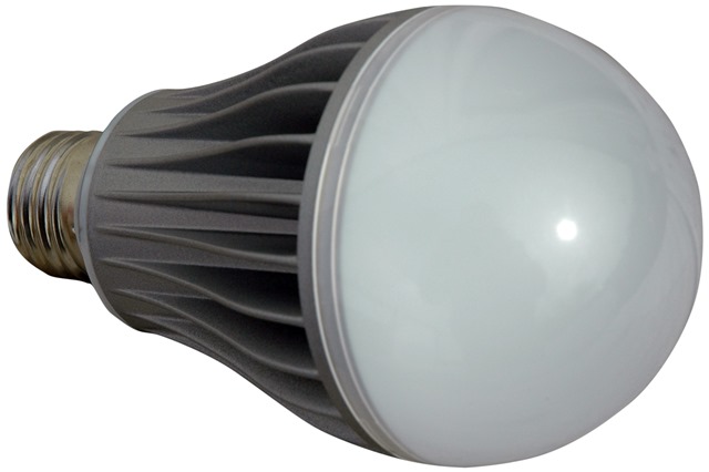 120 - 277v Ac Directional Led Light Bulb, 10 Watt Led A19 Style Replacement For Standard E26 Light Bulb Socket, White - 3000k
