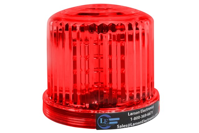 Sl-360-m-r Red 360 Deg Battery Powered Beacon Light, 20 Leds, Magnetic Base