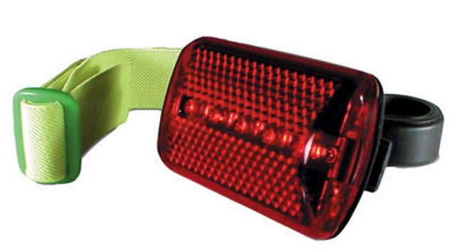 Sl-5led-r Led Safety Light With Bar Mount & Elastic Strap Mounting, Red