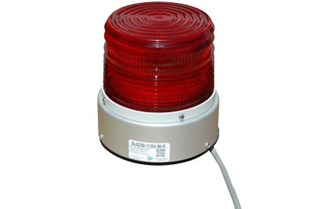 Sledb-110v-m-a 110v Magnetic Mount Strobe Light, 88 Flashes Per Minute, 360 Degree Illumination - Amber