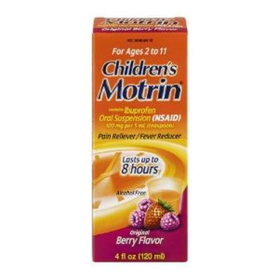 19204 Motrin Childrens Pain Reliever & Fever Reducer, 4 Oz