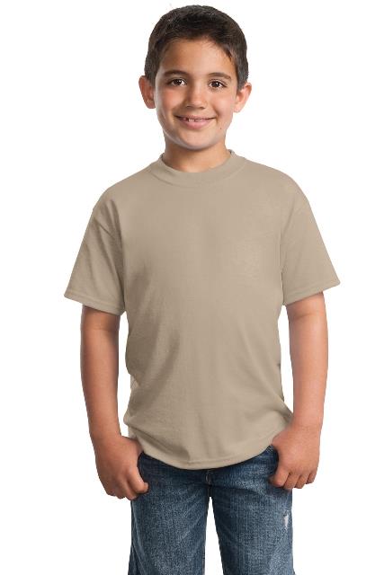 UPC 191265000109 product image for Port & Company PC55Y Youth Core Blend Tees Desert Sand - Extra Large | upcitemdb.com