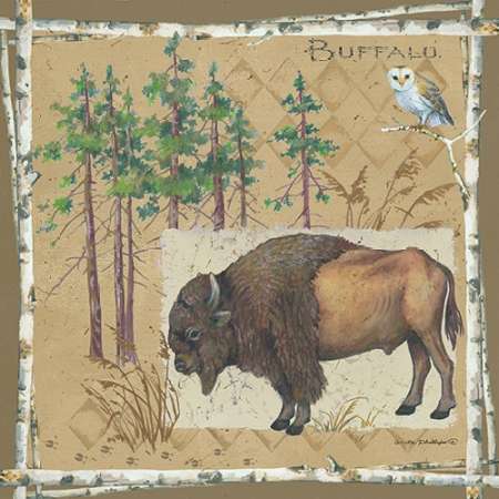 UPC 647191622842 product image for Tangletown Fine Art Buffalo by Anita Phillips Poster Frame - 21 x 21 x 1.5 in. | upcitemdb.com