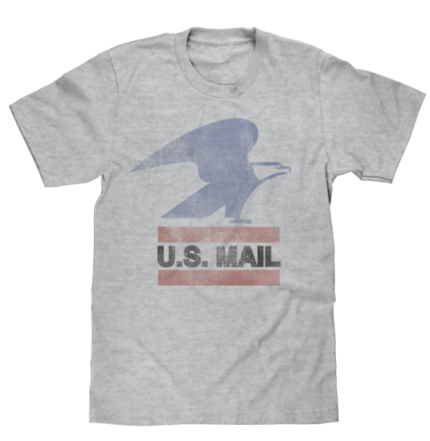 UPC 725835374903 product image for Tee Luv 22687-XL U.S. Mail Eagle Logo Soft Touch Tee - Extra Large | upcitemdb.com