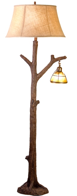 Cfl131211 63.5 In. Tree Floor Lamp With Glass Night Light