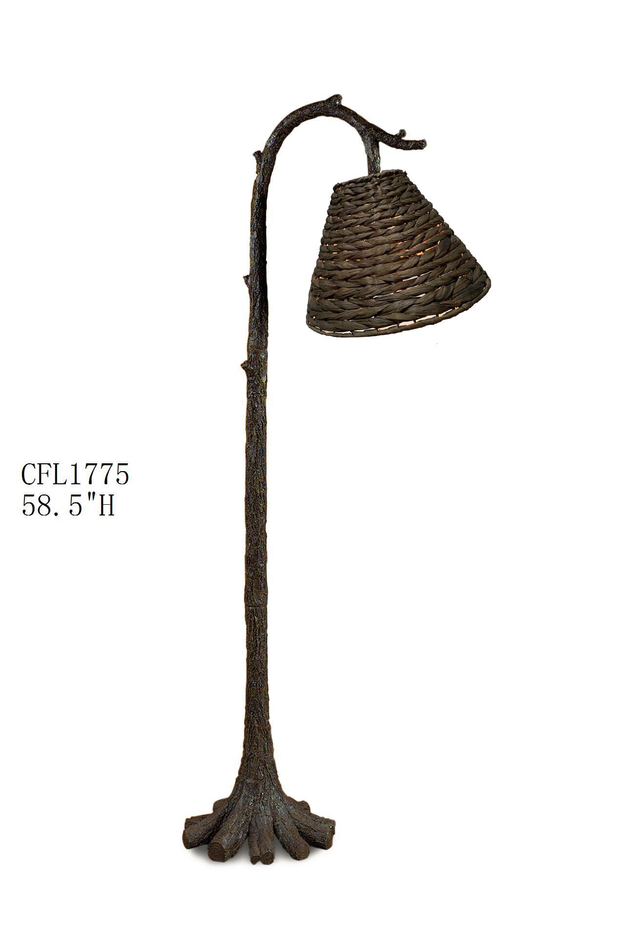 Cfl1775 58.5 In. Tree Trunk Floor Lamp