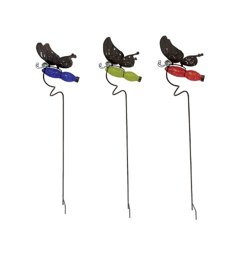 Tjxca117b Butterfly Garden Stakes - Pack Of 6