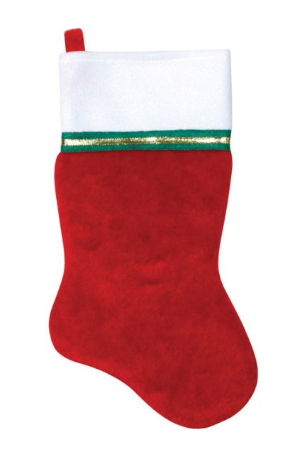 UPC 681884000098 product image for Santas Best 0102001ZSAAC 16 in. Red Plush Stocking - Pack of 12 | upcitemdb.com