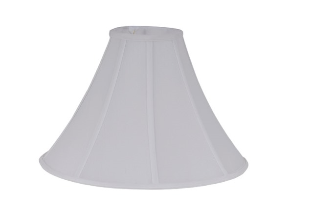 17620-000 Bell Shaped Silk Lamp Shade Ivory - Pack Of 3