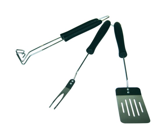 42117 Bbq Tool Set Stainless Steel 3-piece