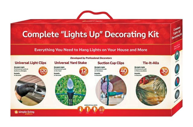 713520 Complete Lights Up Christmas Decorating Kit