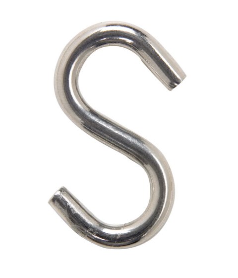 02-3483-351 S Peg Medium Wire Stainless Steel Hook 0.141 X 1.44 In. - Pack Of 20