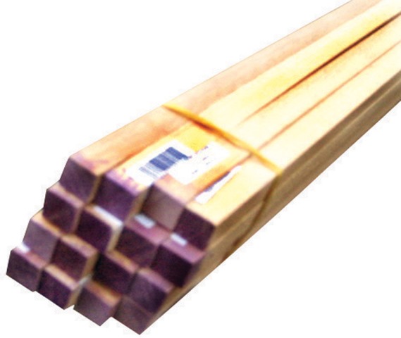 02812-r0036c1 0.5 X 36 In. Thunderbird Forest Poplar Dowels Square Hardwood Natural - Pack Of 16