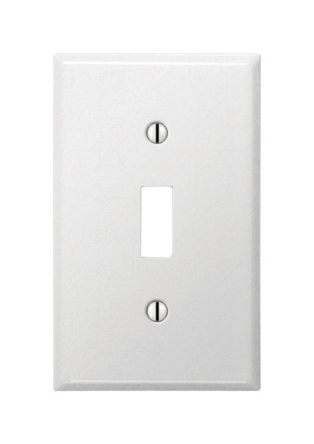 C981tw 1 Toggle Wall Plate Pro-white Smooth