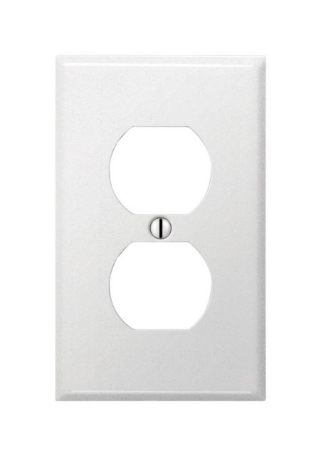 C981dw 1 Duplex Wall Plate Pro-white Smooth