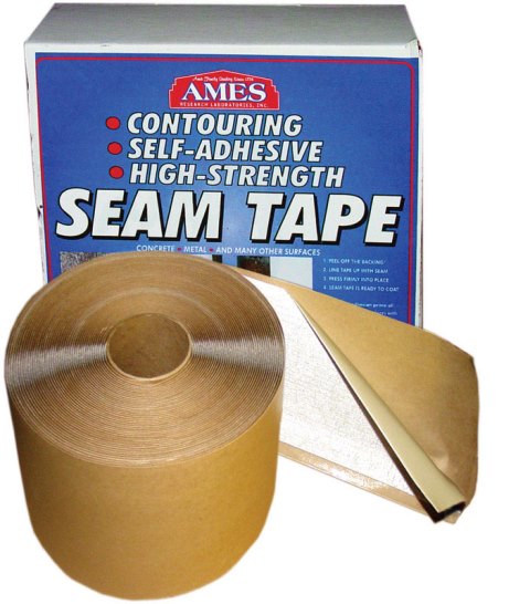 Ps650 6 In. 50 Ft. Rubber Seam Tape Blue