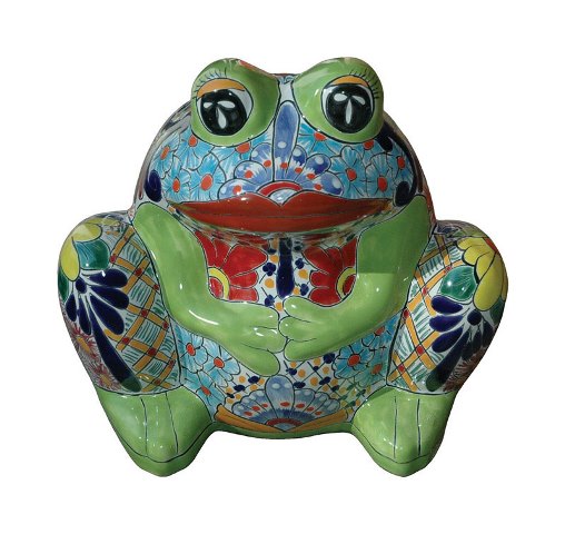 Apg006070 7 In. Ceramic Telavera Frog Planter - Pack Of 4