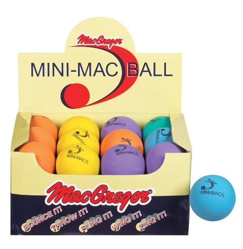 Macgregor 40-92700disp Mini Mac High Bounce Ball - Pack Of 12