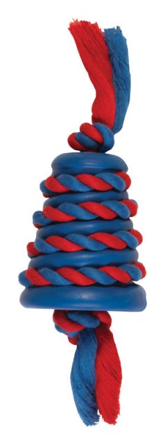 Wb11610m Mongoose Rubber Rope Tug & Toss Toy - Medium