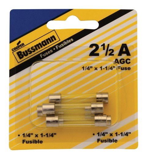Bp-agc-2-1-2-rp Small Dimension Fuse - 10.5 A - Pack Of 5
