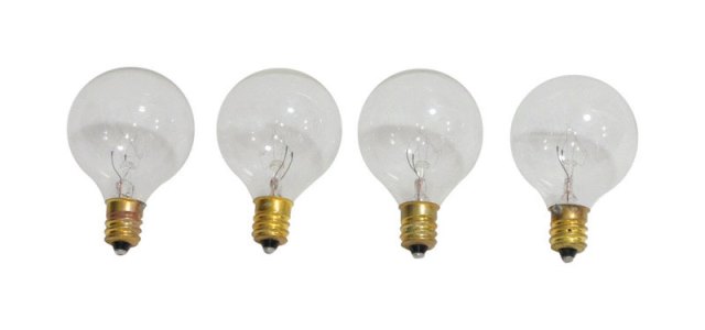 Uyryl119 5 Watt G40 Replacement Globe Bulbs Clear - Pack Of 6