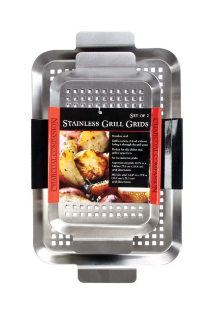 Cc7081 Stainless Steel Grill Grid - Small & Medium - Packk Of 2