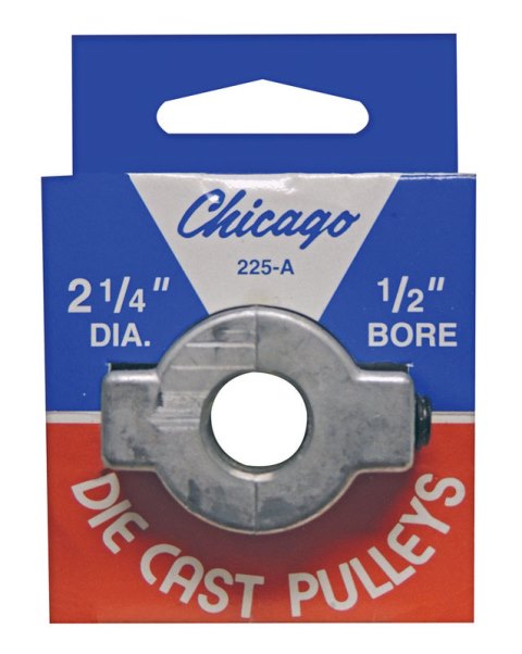 225a5 2.25 X 0.5 In. Singlev Grooved Pulley
