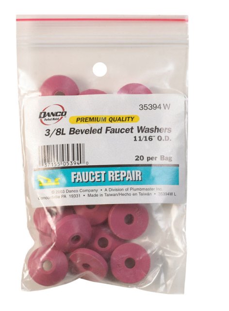 35394w Beveled Faucet Washer 0.37 In.