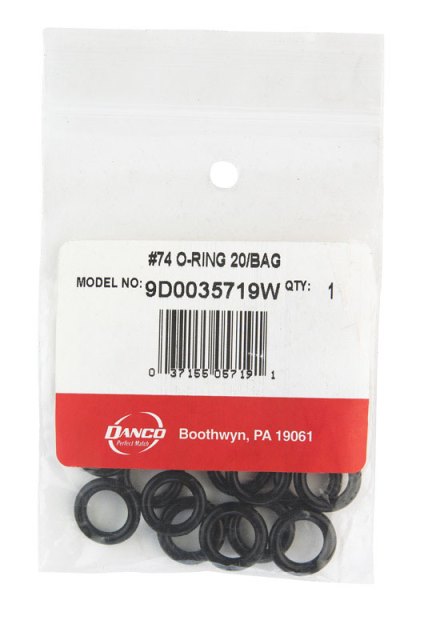 35719w 0.38 X .605 X 0.09 In. No. 74 O Ring