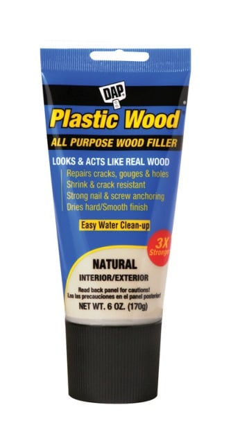 00581 6 Oz Plastic Wood All Purpose Wood Filler, Natural