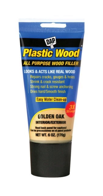 00582 6 Oz Plastic Wood All Purpose Wood Filler, Golden Oak