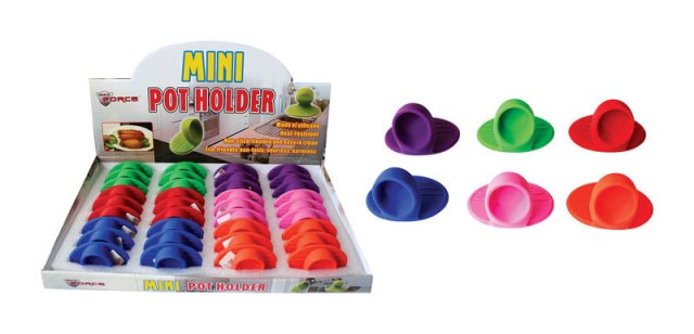01-1324 3 In. Mini Silicone Pot Holder - Pack Of 36