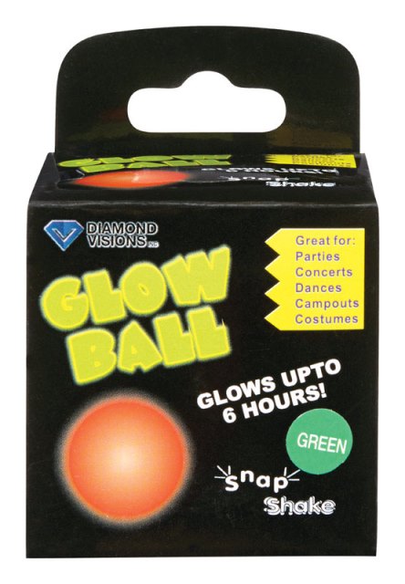 01-1494 Assorted Glow Ball Snapshake - Pack Of 24