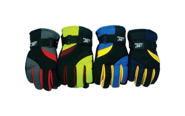 05-1801 Assorted Kids Ski Gloves - Pack Of 24
