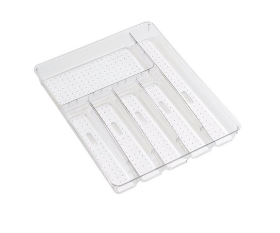 90006 Clear Large Silverware Tray