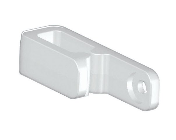 73018-25cosac Plastic Quik Klip Light Clips White -