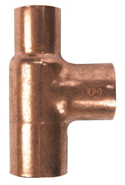 Elkhart Products 32836 Copper Tee 1 X 0.75 X 1 In. - Pack Of 5